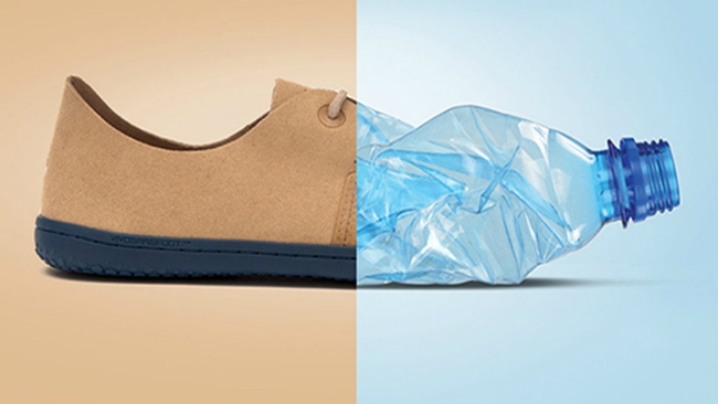 Công ty Anh chế giày cao cấp từ vỏ chai nhựa tái chế